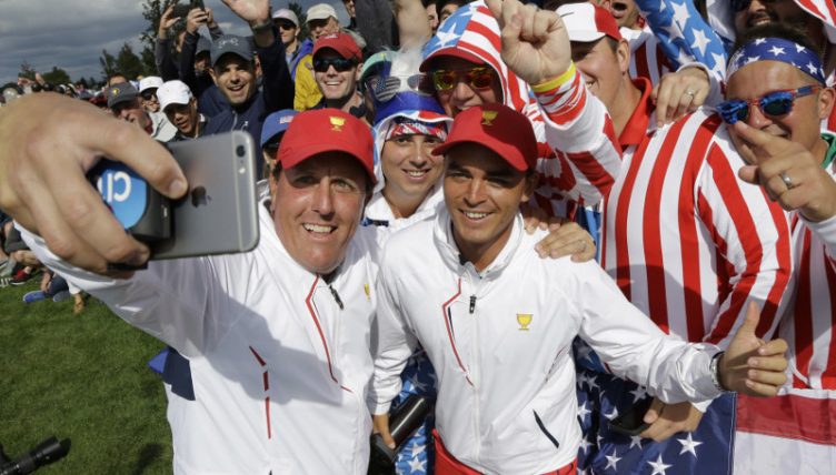 Phil Mickelson Rickie Fowler Presidents Cup