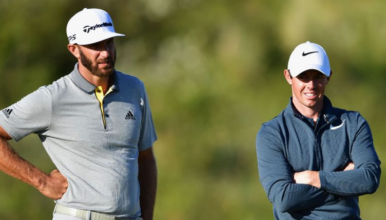 Dustin Johnson Rory McIlroy