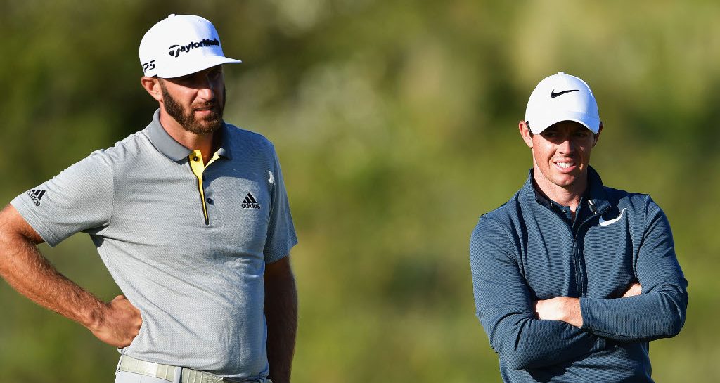 Dustin Johnson Rory McIlroy