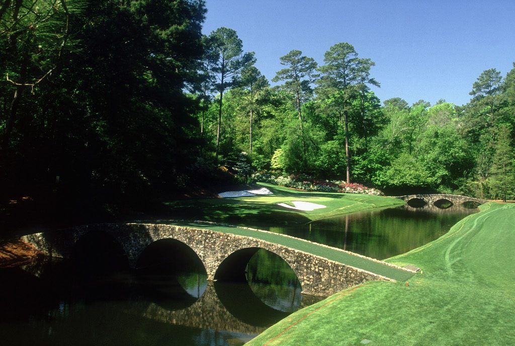 12th hole Augusta Hogan's Bridge