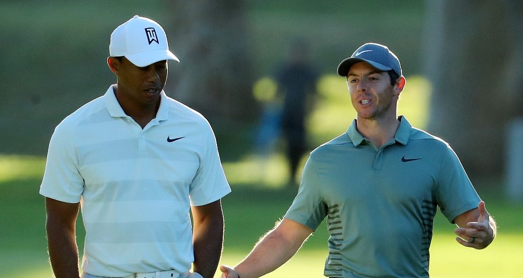 Rory McIlroy and Tiger Woods paired 