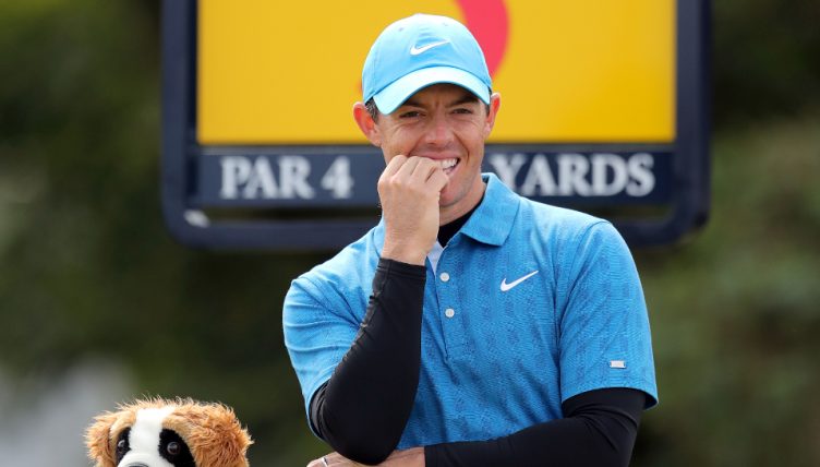 Rory McIlroy smiling