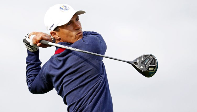 Thorbjorn Olesen driving