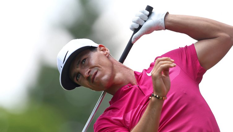 Thorbjorn Olesen looking on