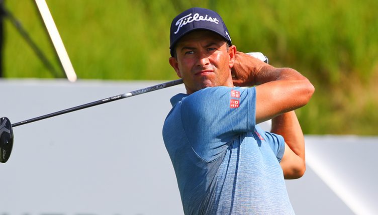 Adam Scott driving