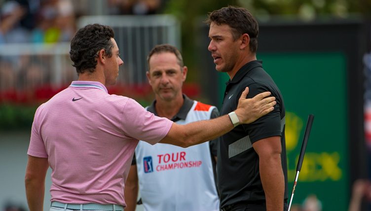 Rory McIlroy and Brooks Koepka at FedEx Cup