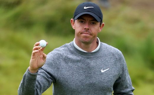 Rory McIlroy with golf ball