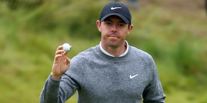 Rory McIlroy with golf ball