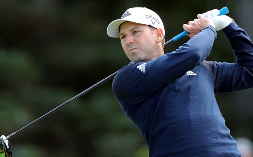 Sergio Garcia driving
