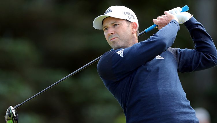 Sergio Garcia driving