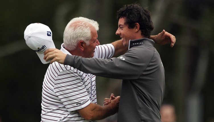 Rory McIlroy with father Gerry