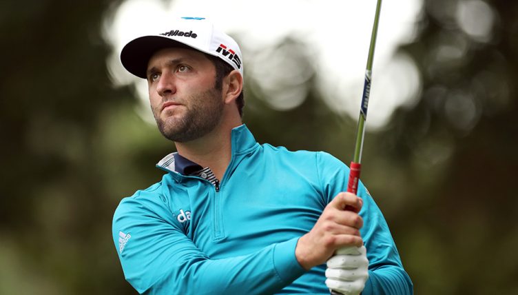 Jon Rahm in action