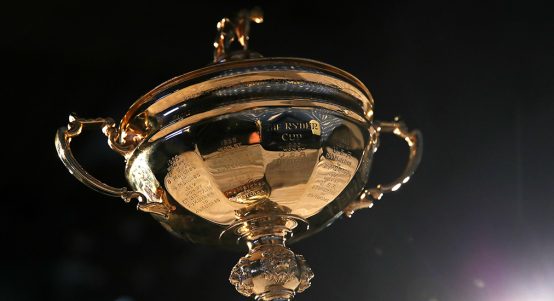 The Ryder Cup trophy