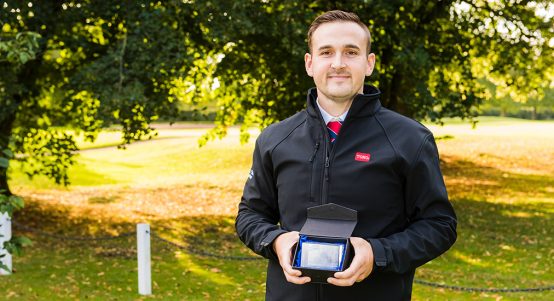 James Dawson greenkeeper at Oulton