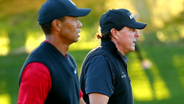 Phil Mickelson and Tiger Woods