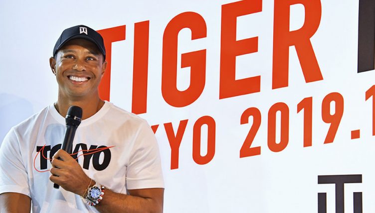 Tiger Woods in Tokyo