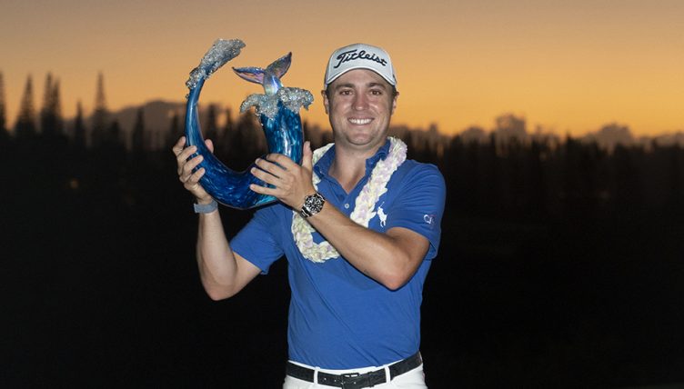 Justin Thomas in Hawaii