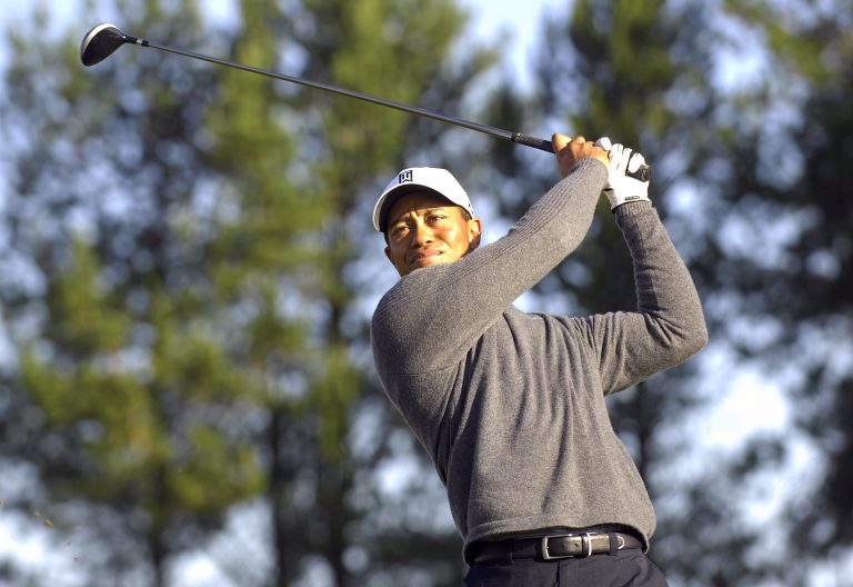 It was Woods' fourth US PGA Championship title (Rebecca Naden/PA).