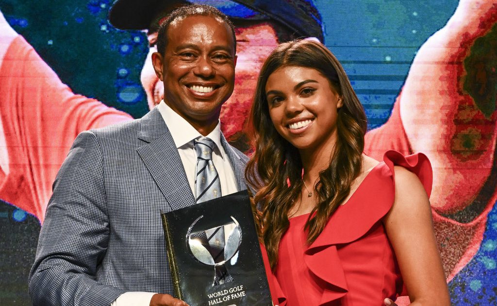 Tiger Woods becomes emotional during Golf Hall of Fame induction speech ...