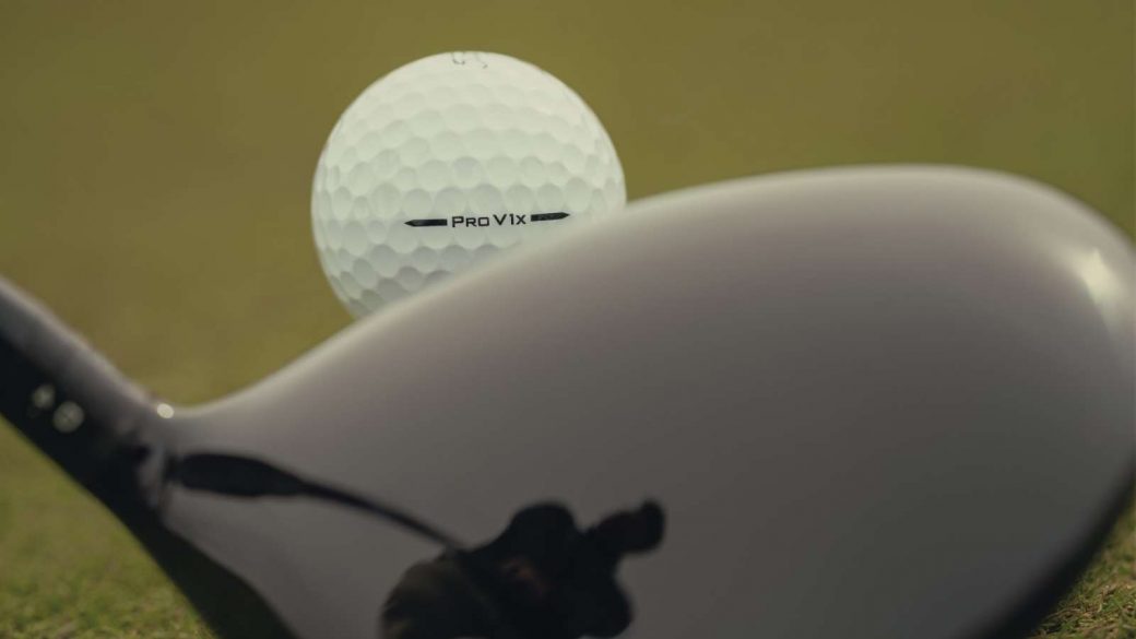 Golf club and Pro V1x ball