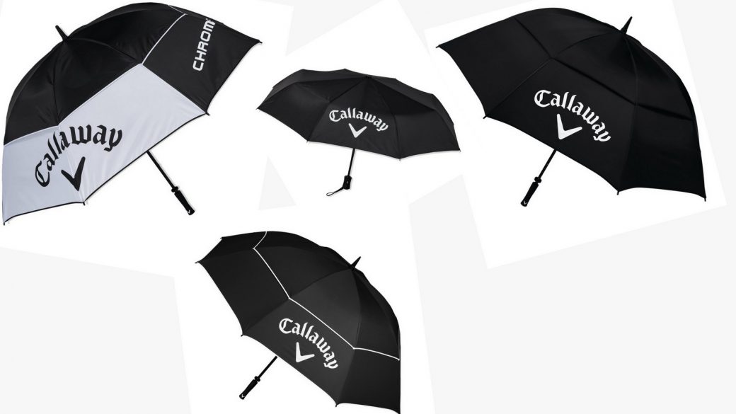 A range of Callaway umbrellas