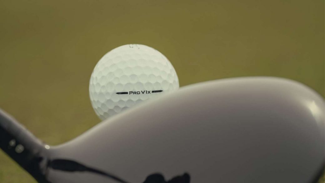 A Titleist golf ball