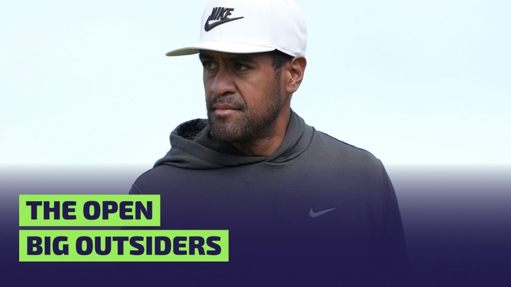 America's Tony Finau on the 18th green, during the second preview day ahead of The 153rd Open Championship at Royal Portrush