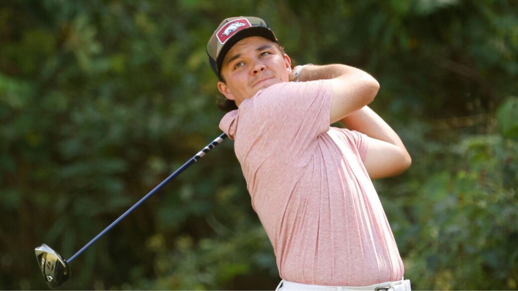 John Daly II playing for the golf in Arkansas.