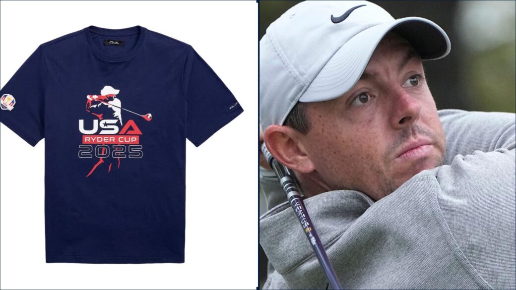 Team USA Ryder Cup t-shirt that may be displaying a silhouette of Rory McIlroy