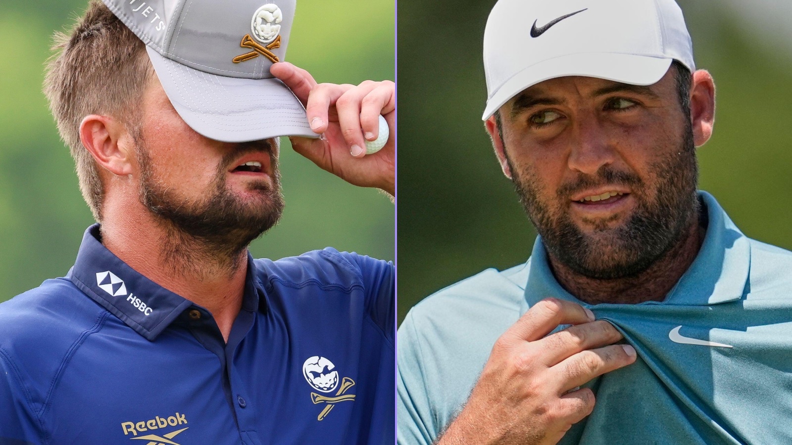 Bryson Dechambeau and Scottie Scheffler in action ahead of the Ryder Cup