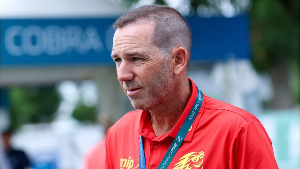 Golf star Sergio Garcia pictured during a LIV Golf tournament