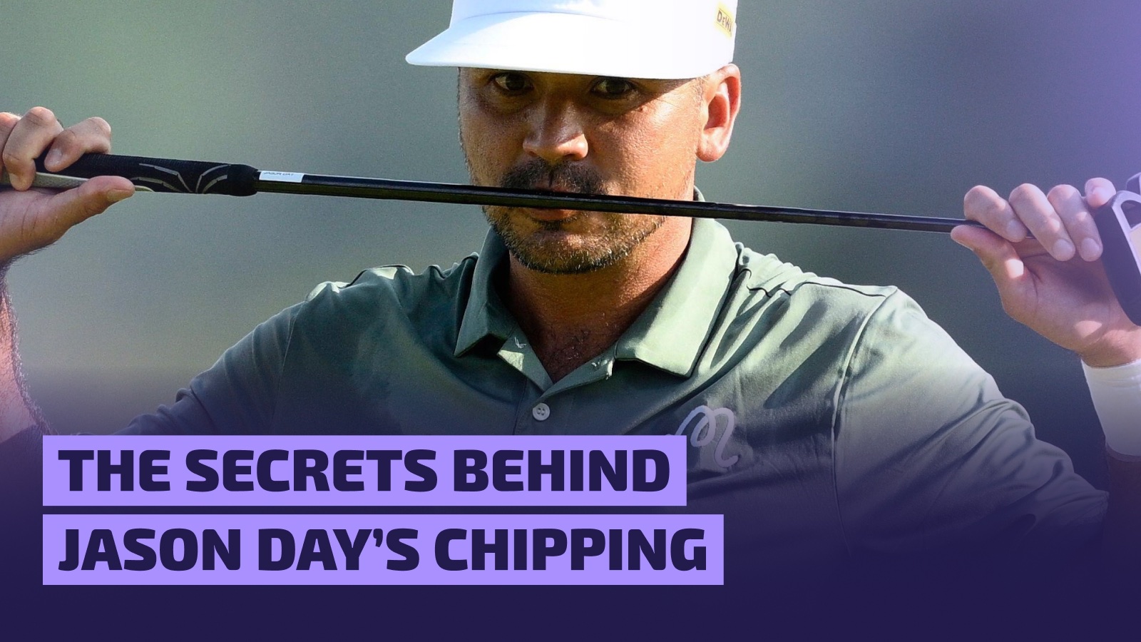 Jason Day, of Australia, reacts after missing a putt on the 16th green during the first round of the BMW Championship golf tournament at Caves Valley Golf Club