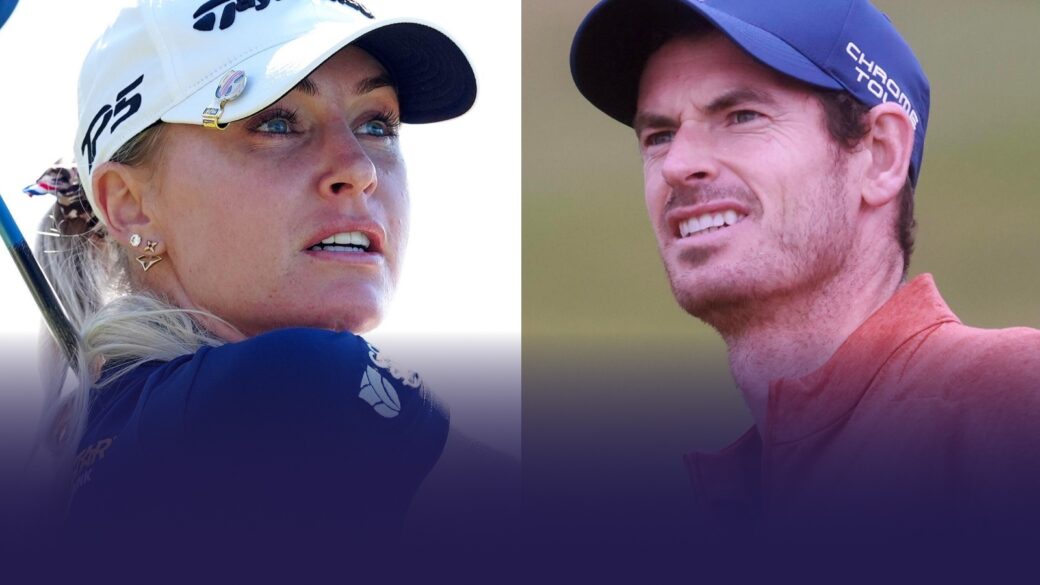 Charley Hull and Andy Murray