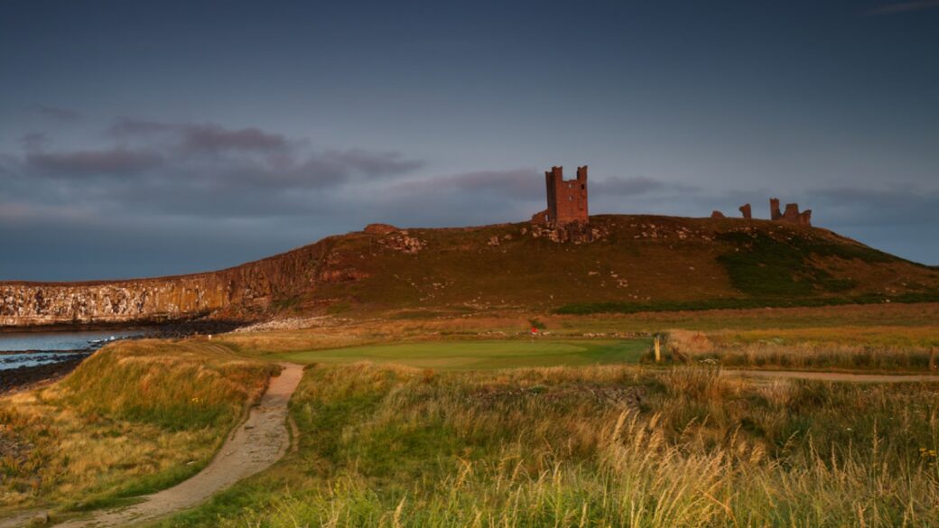 A scenic shot of Dunstanburgh