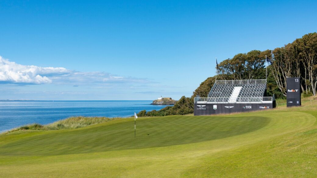 Views of the Renaissance Course outside Gullane in East Lothian