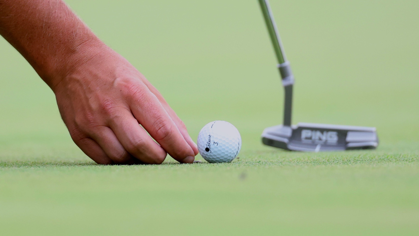 A general view of a putter at the Yokohama Country Club